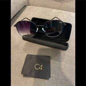 Quay Women's Jezabell Sunglasses, Black Fade, One Size